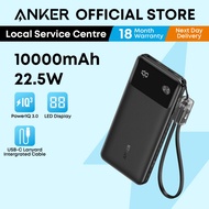 Anker Powercore Power Bank 10000mAh 22.5W Fast Charging USB C Cable Lanyard Portable Charger A1388