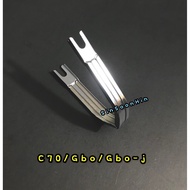 Honda C70 / Gbo / Gboj U-Bracket u bracket - CHROME