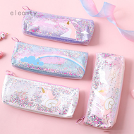 Unicorn Pencil Case Cute Kawaii Shining PU Pencilcase School Pen Case Supplies Pencil Bag School Box Pencils Pouch Stationery-in Pencil Cases