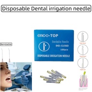 100pcs Disposable Dental irrigation needle 牙科冲洗 Can be bent 25G 27G 30G Local sellers
