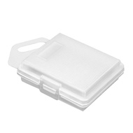 9V Battery Case Mini Clear Storage Box For 1x 9V Battery Or 2x AA Batteries 2 Pieces