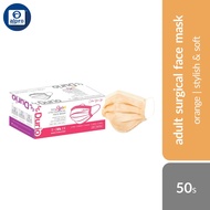 Durio 502 Orange 3ply Mask 50s | Stylish & Soft