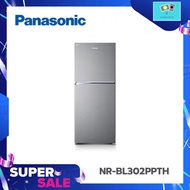 PANASONIC ตู้เย็น 2 ประตู  9.4 คิว , ตู้เย็นแบบช่องแช่แข็งอยู่ด้านบน 2 ประตู NR-BL302PPTH