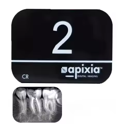 1PCS Apixia PSP 0# 2# Phosphor Plates Image Plate Dental X-Ray Accessories for Oral Therapy Equipmen
