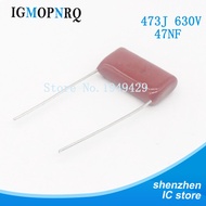 20PCS/Lot 47nF 473 630V CBB Polypropylene Film Capacitor Pitch 10mm 473 47nF 630V NEW