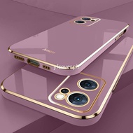Luxury Plating Phone Case OPPO Reno 7 7Z 6 6Z 5 4 5G 4G A96 A95 A16 5G Reno6Z Reno7Z Casing Ultra-Th