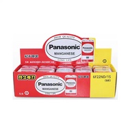 ถ่านไฟฉาย 9V Panasonic Manganese Battery แบตเตอรี่ 9V ถ่านแดง 6F22ND