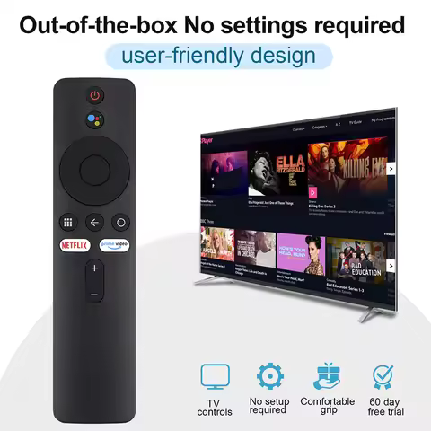 Replacement Remote Control Universal Bluetooth Voice Remote Control Voice TV Accessories with Google