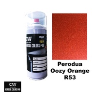 Ozzy Orange R53 Perodua Myvi Touch Up Paint Aikka CW DIY Cat Aerosol Spray Bottle 200ml 370ml Kereta