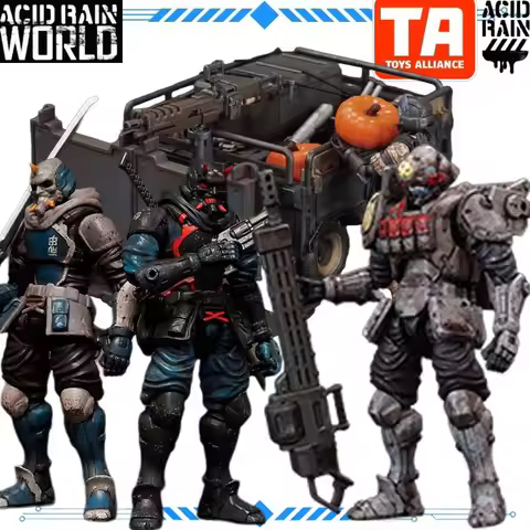 Acid Rain War Original FAV-A46 Secret&Narayan/FAV-A47 North Inu Machine Gunner/AP12, Soldier Model, 