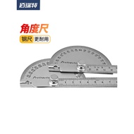 Angle Ruler Stainless Steel Measuring Angle Large Protractor Woodworking Ruler Stainless Steel Angle