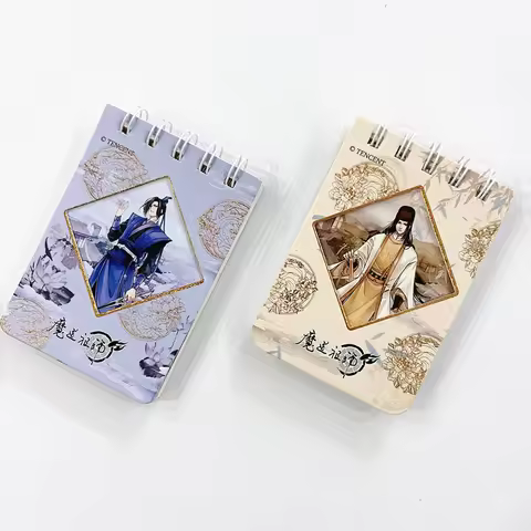 Grandmaster Of Demonic Cultivation Coil Daily Notebook Jiang Cheng, Jin Guangyao Anime Mini Pocket J