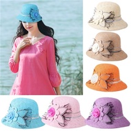 Fashion Ladies Trendy Sun Proof Bucket Flowers Cloche Hat Cap