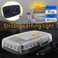 24 LED 12V-24V  Amber/White Red/Blue Car Magnetic Warning Light Emergency Hazard Light Truck Strobe Flash beacon lights