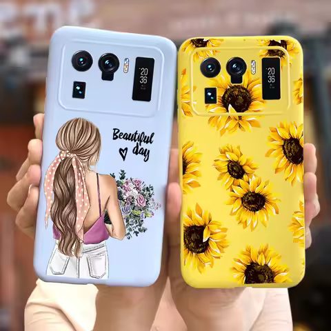 For Xiaomi Mi 11 Ultra Case Beautiful Blue Butterfly Phone Case For Xiaomi Mi11 Ultra Back Cover For