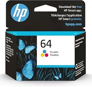 HP 64 Tri-color Ink Cartridge for HP Printers | Works with Printer Series: ENVY Inspire 7950e; ENVY 
