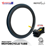 YAKIMOTO HEAVY DUTY INTERIOR TUBE W/ STRAIGHT VALVE STEM / RUBBER INTERIOR TUBE FOR MOTORCYCLE 17 / 