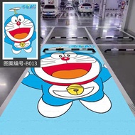 Customized Parking Space Graffiti Stickers / Same Style Waterproof and Hard-Wearing Self-Adhesive Pa
