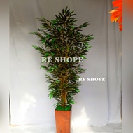 Promo - Pohon Bambu Plastik Bunga Hias