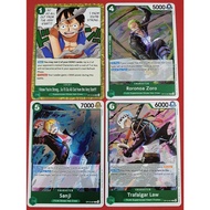 ONE PIECE TCG ENGLISH OP13 GREEN CARDS