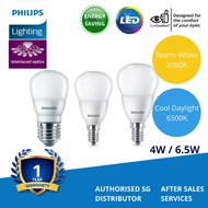 (SG) Philips LED Bulb 4W/6.5W E14/E27 3000K/6500K / local warranty!