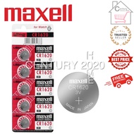 MAXELL Lithium Battery CR1620 Original 5pcs/pack
