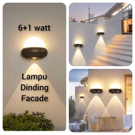 Facade 7w 7 watt 2-way LED wall lamp Stair Patio Garden Light/ AD-LUX/