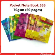 555 Notebook (70gsm) 555 NOTE BOOK / POCKET NOTE BOOK