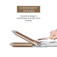 3-Tube Ceramic Curling Iron 3 Barrel Heating Curling Iron