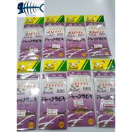 🔥ราคาพิเศษ🔥 เบ็ดโสก SABIKI SKYHAWK 888 เบ็ด6ตัว    KM4.29231[พร้อมส่งทันที]