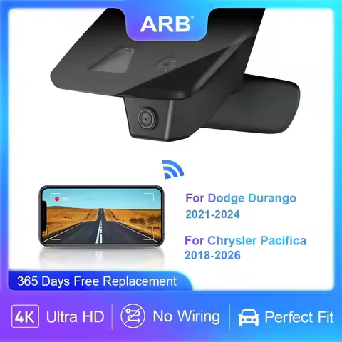 Car DVR for Dodge Durango 2021-2024 and Chrysler Pacifica 2018-2026, ARB Original Factory Style 4K 2