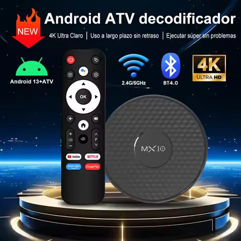 Allwinner H313 Android TV Box MX10 K3 1.5GB 8GB Mali-G31 Wi-Fi 2.4G/5G + BT4 Smart 4K Media Player S
