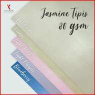 Kertas Jasmine PLANO TIPIS 80 gsm Warna Undangan Paper Flower KLAVA