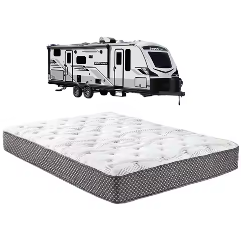 WanderRest Cool Hybrid 10” RV Mattress, RV King 70x80, Medium, Cooling Gel Memory Foam & Pocketed Co