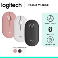 Logitech Pebble 2 M350s/M350 Slim Compact Bluetooth Wireless Mouse With Customizable Button Laptop P