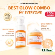 Dr.Leo Whitening 377 Serum And 377 VC Cream Whitening Set Melasma Cream Whitening 2PCS Set