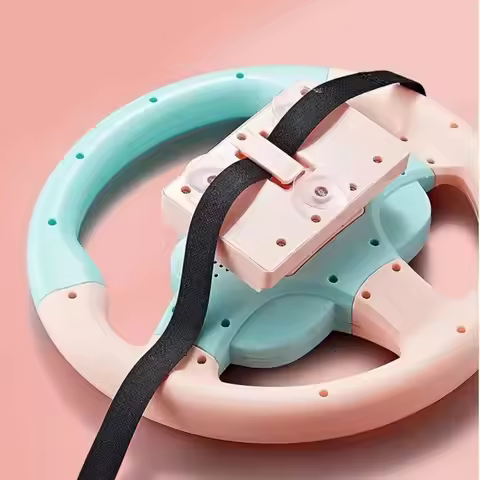 Creative Steering Wheel 360° Rotation Sound & Light Simulate Driving Car Funny Electric Light Sound