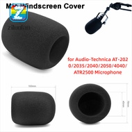 ZILUOLAN Microphone Pop Filter, Flocked Sponge Foam Replacement Mic Windscreen Cover, Windproof Micr