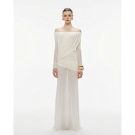 Super Beautiful Long Off-the-Shoulder Lady's Dress Long Dress Off Shoulder Dress