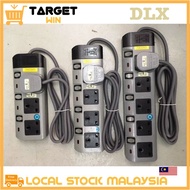 Heavy Duty Plug Durable DLX 2M  2/3/4/5/6 Plug Extension Gang