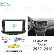 Honxun Chevrolet Trax Tracker 3 stereo panel 2017-2018 9 inch android head unit 2din radio frame fas