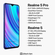 Realme 5 pro ram 4/128gb ready garansi 1 tahun Oppo indonesia