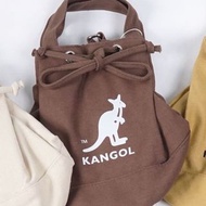 KANGOL 小包 袋鼠 帆布包 兩用 肩背包 側背包 水桶包 束口包