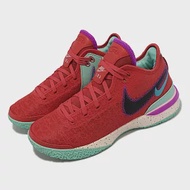 Nike 籃球鞋 Zoom Lebron NXXT GEN EP 男鞋 紅 綠 中筒 LBJ 抗扭 運動鞋 DR8788-600