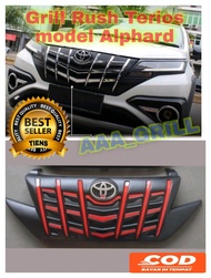 Grill Rush Terios tahun 2019-2021 model Alphard