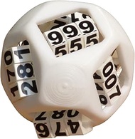 The Crazy D-1000 Game Die. 8-Sided Patent Die That Displays All Numbers from 0 to 999 in Equal Proba
