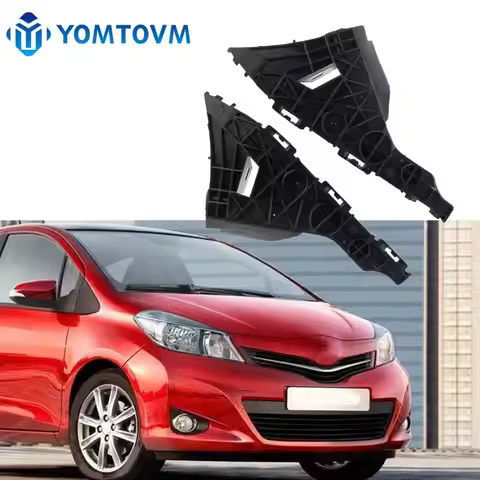 2Pcs Rear Bumper Bracket Support 52576-52121 52575-52141 For Toyota Yaris Sedan VIOS NCP93 2006 2007