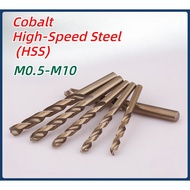 Twist Drill Bit M0.5-M10 Cobalt-Containing Stainless Steel Special Drill Bit Perforated Steel Super 