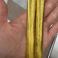 Brass Imitation Gold Bar Melting No Color Change About 100g 4/10 ******