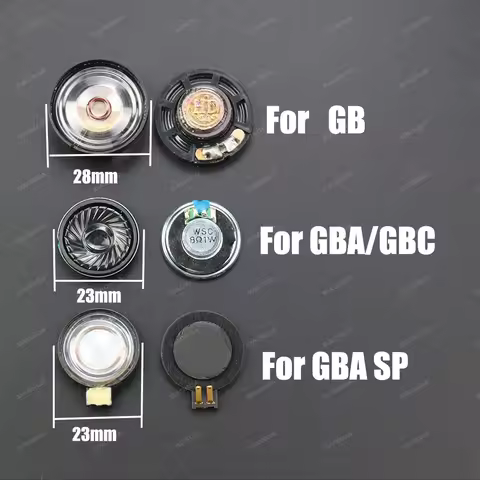 1Pcs 23mm 28mm Louder Speaker For Gameboy Color Advance GBC GBA for Gameboy Advance SP GBA SP LoudSp